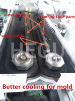 គុណភាពខ្ពស់ ប្លាស្ទិចឈើដោយស្វ័យប្រវត្តិ Pvc Pe Corrugated Pipe Composite Profile Extrusion Line Making Machine