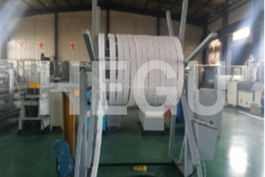 PE prestressed single wall corrugated pipe  making machine manufacturer price